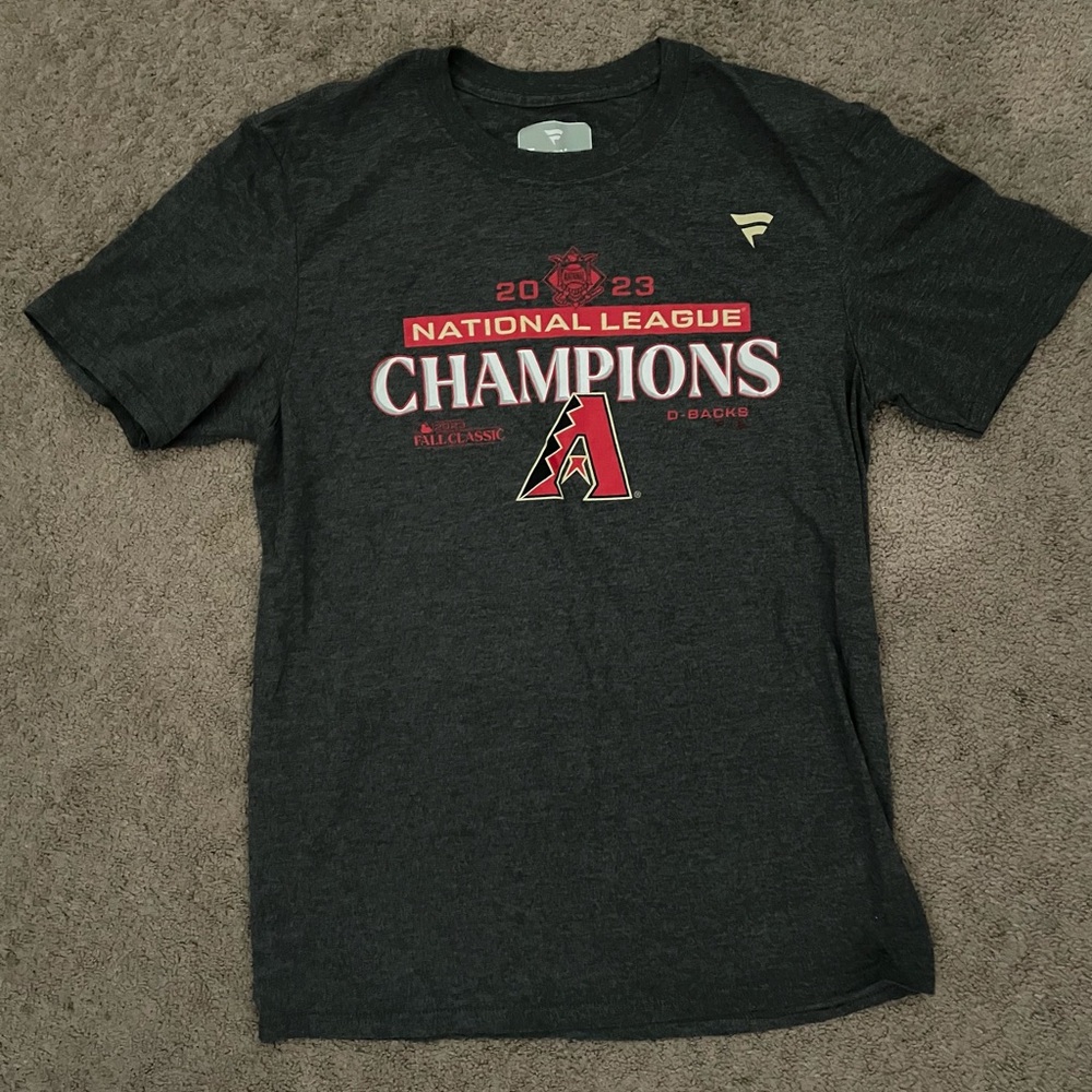 Fanatics 2023 Arizona Diamondbacks NL Champs T-Shirt Size Medium